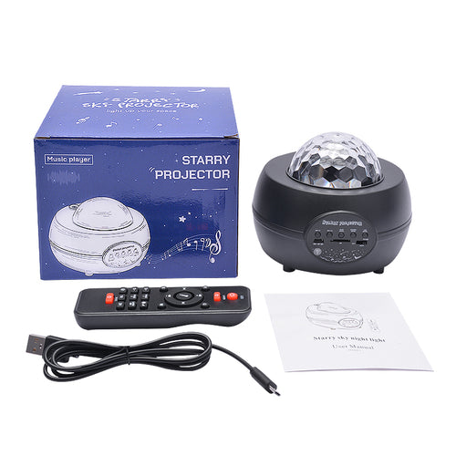 GalaxyGlow Star Projector – Bluetooth Speaker & Aurora Night Light