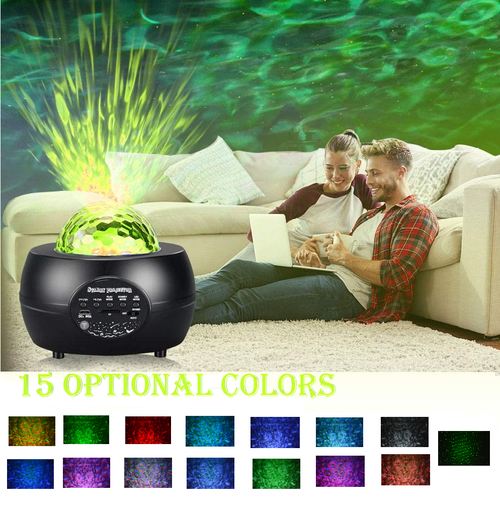 GalaxyGlow Star Projector – Bluetooth Speaker & Aurora Night Light